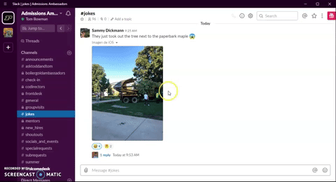 Enable channel notifications